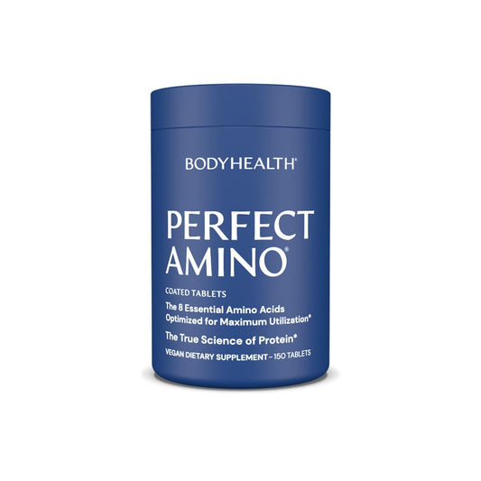 PerfectAmino (150 Tablets) offers essential amino acids for enhanced workouts and faster muscle recovery in a convenient tablet form.
