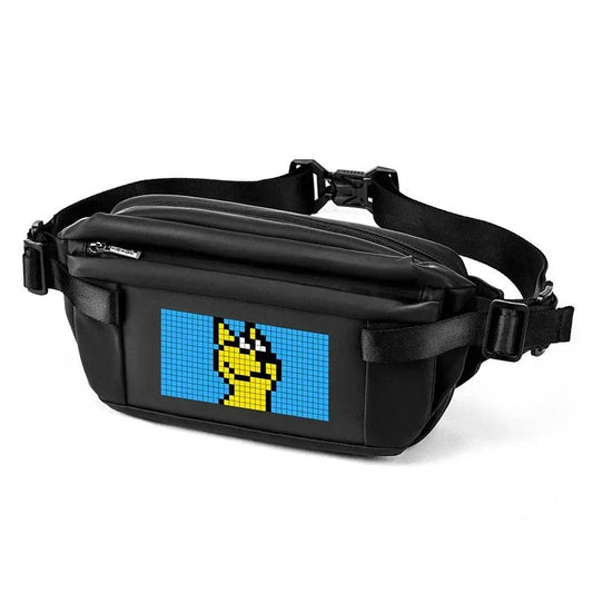 Sling Bag Fanny Pack with LED Display