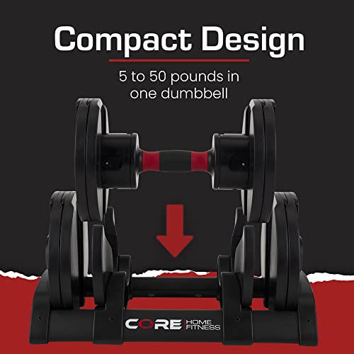 Adjustable Dumbbell Weight Set - Space Saver - Dumbbells for Your Home