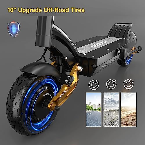 Take a Look. Electric Scooter 2800w Motor, 60 Miles Long Range & 40 MPH Speed, Upgraded 52V 25AH Battery, 10'' Heavy Duty Off-Road Tire, Electric Scooter, Adults only